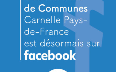 Votre Communauté de Communes est sur Facebook !